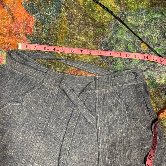 True Vintage 70s Wrap Skirt, S, Pockets! - Picture 10 of 11